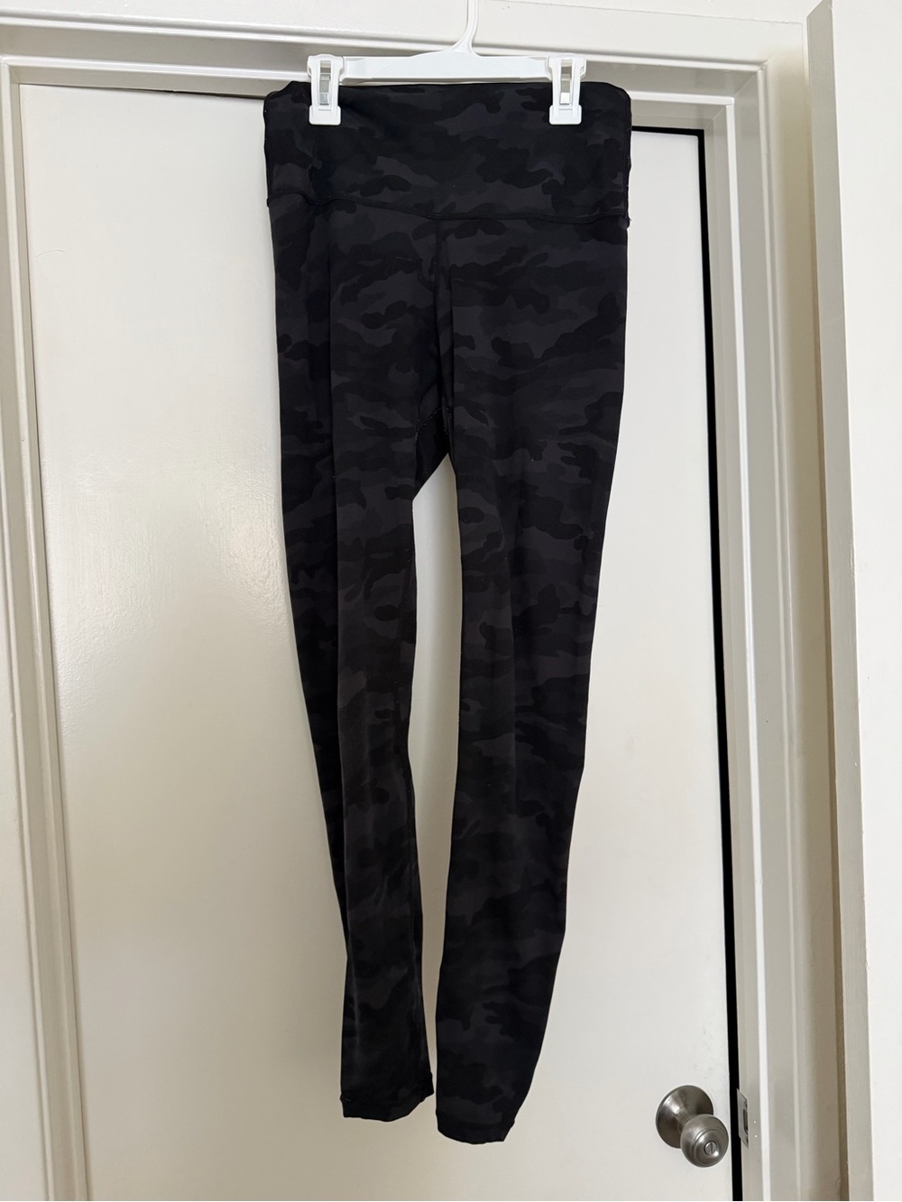 Black Camo High-Waist Leggings